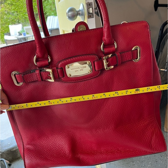 MICHAEL Michael Kors Cherry Red Tote - Picture 9 of 11